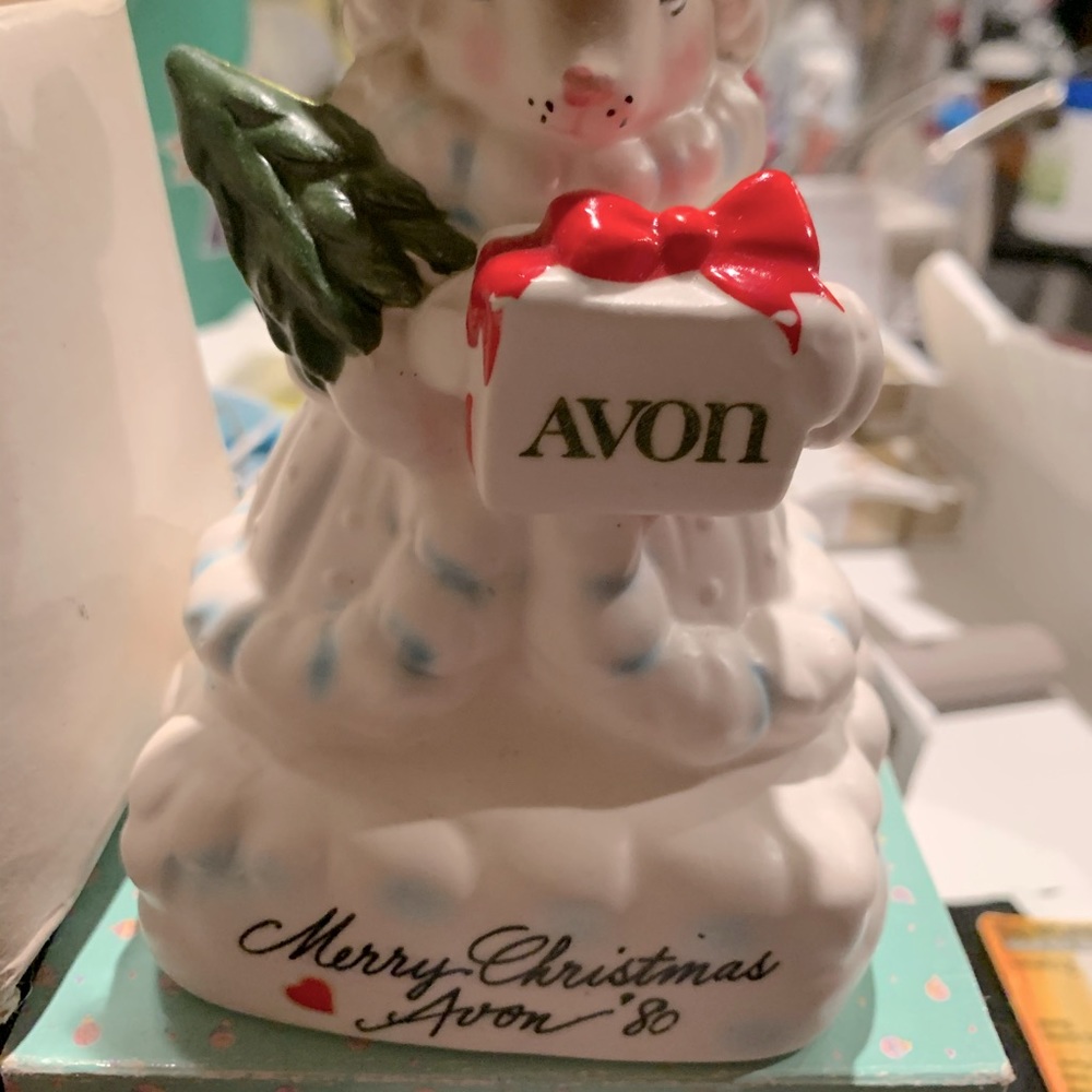 avon 1980 precious moments merry christmas